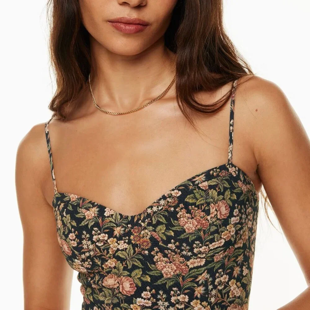 Aritzia Sunday Best Viola Midi Floral Dress S  NWT - Picture 3 of 3